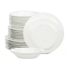 Stone Lain Orbit 8-pc. Stoneware Dinnerware Set In White