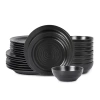 Stone Lain Orbit Stoneware Dinnerware Set In Gray
