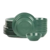 Stone Lain Orbit Stoneware Dinnerware Set In Green