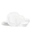 Stone Lain Quadro 12 Pc. Dinnerware Set, Service For 4 In White