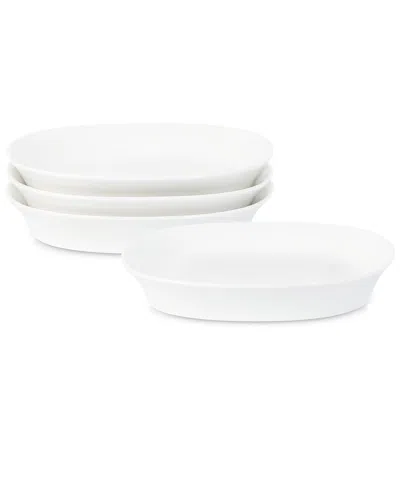 Stone Lain Quadro 4pc Pasta Bowl Set In White