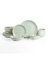 Stone Lain Riley 16pc Dinnerware Set In Green