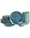 Stone Lain Riley 24pc Dinnerware Set In Blue