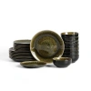 Stone Lain Riley 24pc Dinnerware Set In Black