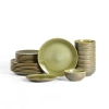 Stone Lain Riley 24pc Dinnerware Set In Green