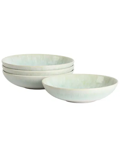 Stone Lain Riley 4pc Pasta Bowl Set In Green
