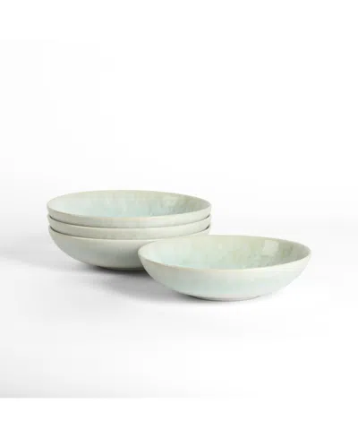 Stone Lain Riley 4-piece Pasta Bowl Set, Service For 4 In Green