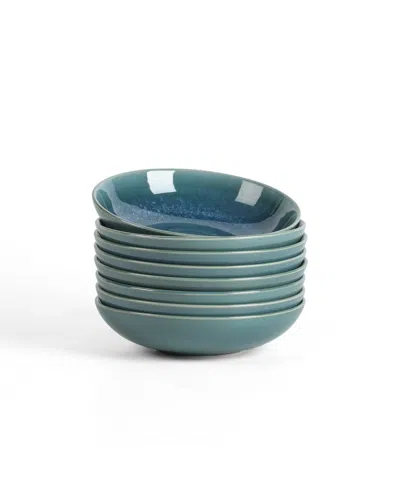Stone Lain Riley 8-piece Pasta Bowl Set, Service For 8 In Blue