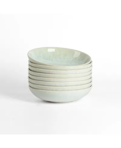 Stone Lain Riley 8-piece Pasta Bowl Set, Service For 8 In Green