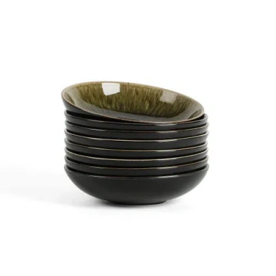 Stone Lain Riley 8pc Pasta Bowl Set In Black