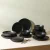 Stone Lain Rio 12-piece Dinnerware Set Stoneware In Black