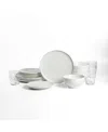 Stone Lain Rio 16-piece Dinnerware Set Stoneware In Gray