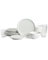 Stone Lain Rio 16-piece Dinnerware Set Stoneware In White