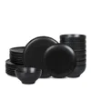 Stone Lain Rio 24 Pc. Dinnerware Set, Service For 8 In Black