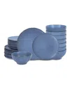Stone Lain Rio 24 Pc. Dinnerware Set, Service For 8 In Blue