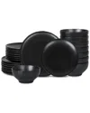 Stone Lain Rio 24pc Dinnerware Set In Black