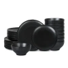 Stone Lain Rio 24-piece Dinnerware Set Stoneware In Black