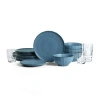 Stone Lain Rio 4-pc. Stoneware Dinnerware Set In Blue