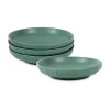 Stone Lain Rio 4-pc. Stoneware Pasta Bowl In Green