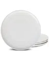 Stone Lain Rio 4pc Dinner Plate Set In White