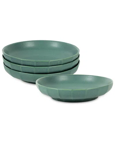 Stone Lain Rio 4pc Pasta Bowl Set Green In Animal Print