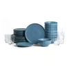 Stone Lain Rio 8-pc. Stoneware Dinnerware Set In Blue