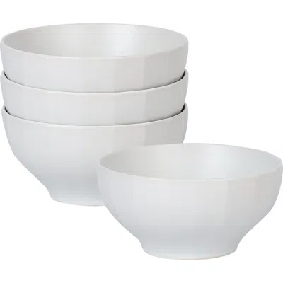 Stone Lain Rio Stoneware 4-piece Bowl Set In White