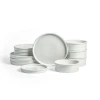 Stone Lain Roscoe 12-piece Dinnerware Set Stoneware In White