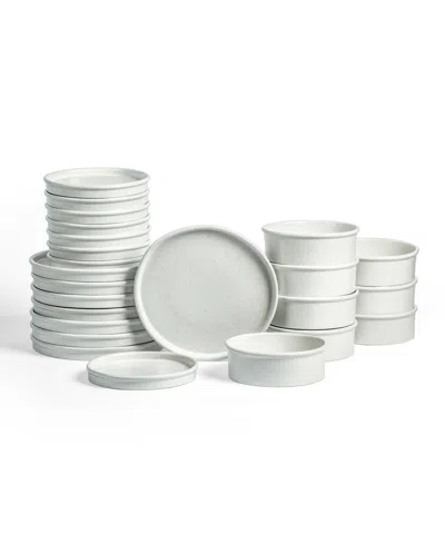 Stone Lain Roscoe 24-piece Dinnerware Set, Service For 8 In Gray