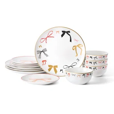 Stone Lain Rosie 12-piece Dinnerware Set Porcelain In Multicolored