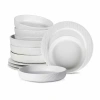 Stone Lain Senso 12-pc. Bone China Dinnerware Set In White
