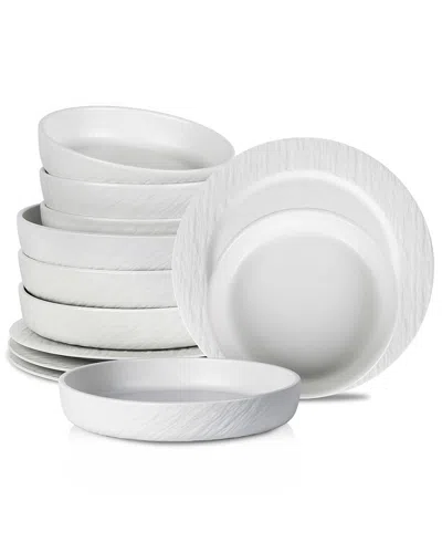 Stone Lain Senso 12pc Dinnerware Set In White
