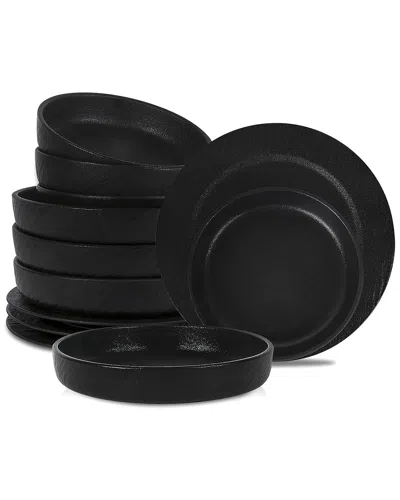 Stone Lain Senso 24pc Dinnerware Set In Gray