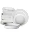 Stone Lain Senso 12pc Dinnerware Set In White