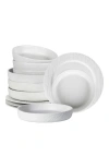 Stone Lain Senso 12 Pc. Dinnerware Set, Service For 4 In White
