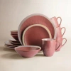 Stone Lain Serafina 16-piece Dinnerware Set Stoneware In Wine