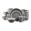 Stone Lain Serenity 32-pc. Stoneware Dinnerware Set In Gray