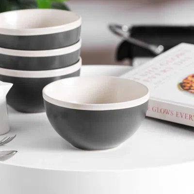 Stone Lain Serenity Bowl Set Stoneware In Gray