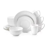 Stone Lain Sl Alexandria 16-pc. Bone China Dinnerware Set In White