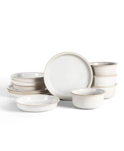 Stone Lain Slate 12-pc. Dinnerware Set, Service For 4 In Animal Print