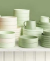 Stone Lain Stella Dinnerware Collection In Green