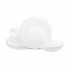 Stone Lain Taglio 12-pc. Bone China Dinnerware Set In White