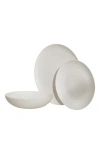 Stone Lain Taglio Bone China 12-piece Dinnerware Set In White