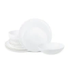 Stone Lain Taglio Dinnerware Set Bone China In White