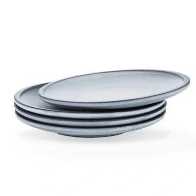 Stone Lain Tina 4-piece Dinner Plate Set Stoneware In Blue