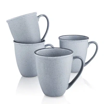 Stone Lain Tina 4-piece Mug Set Stoneware In Blue