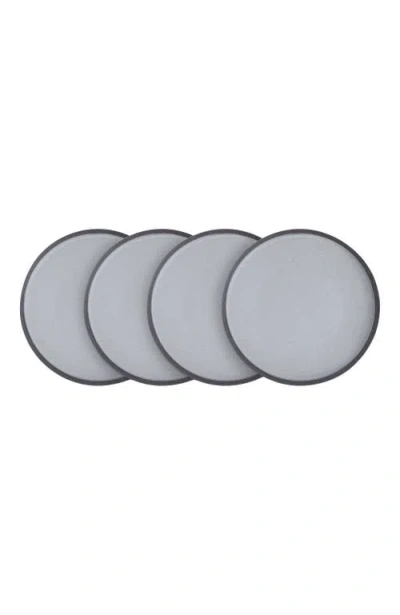 Stone Lain Tina Stoneware 4-piece Dinner Plate In Blue