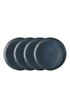 Stone Lain Tom Stoneware 4-piece Dinner Plate Set In Blue