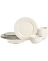 Stone Lain Topaz 12pc Dinnerware Set In Neutral
