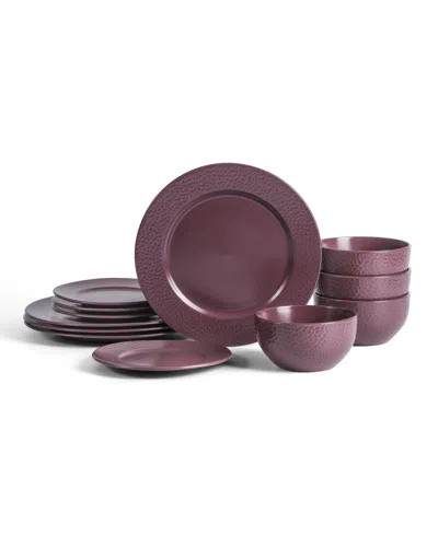 Stone Lain Topaz 24-piece Dinnerware Set, Service For 8 In Brown